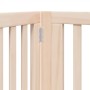 Folding dog gate, 8-panel poplar wood, 640 cm. by , Dog kennels and fences - Ref: Foro24-3155666, Price: 164,32 €, Discount: %