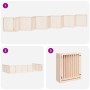 Folding dog gate with 12 panels made of poplar wood, 960 cm. by , Dog kennels and fences - Ref: Foro24-3155672, Price: 295,97...