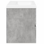 Bathroom furniture set, 2 pieces, gray plywood concrete by , Bathroom furniture - Ref: Foro24-3324909, Price: 207,55 €, Disco...