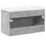 Set muebles de baño 2 piezas madera contrachapada gris hormigón de , Muebles de baño - Ref: Foro24-3324909, Precio: 216,32 €,...