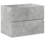 Bathroom furniture set, 2 pieces, gray plywood concrete by , Bathroom furniture - Ref: Foro24-3324909, Price: 207,55 €, Disco...