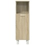 3-piece bathroom furniture set made of Sonoma oak plywood. by , Bathroom furniture - Ref: Foro24-3324975, Price: 176,51 €, Di...