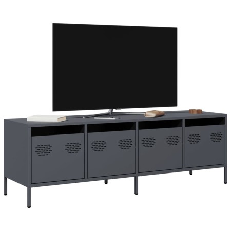 Mueble de TV acero laminado en frío antracita 135x39x43,5 cm | Foro24|Onlineshop| Casa, Jardín y Más Foro24.es