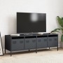 TV stand made of cold-rolled anthracite steel, measuring 135x39x43.5 cm. by , TV Furniture - Ref: Foro24-851306, Price: 228,8...