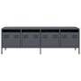 TV stand made of cold-rolled anthracite steel, measuring 135x39x43.5 cm. by , TV Furniture - Ref: Foro24-851306, Price: 228,8...