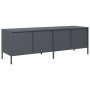 TV stand made of cold-rolled anthracite steel, measuring 135x39x43.5 cm. by , TV Furniture - Ref: Foro24-851306, Price: 228,8...