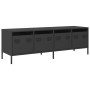 TV stand made of black cold-rolled steel 135x39x43.5 cm | Foro24|Onlineshop| Casa, Jardín y Más Foro24.es