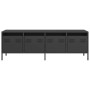 TV stand made of black cold-rolled steel 135x39x43.5 cm | Foro24|Onlineshop| Casa, Jardín y Más Foro24.es