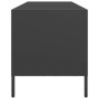 Mueble para TV acero laminado en frío negro 135x39x43,5 cm de , Muebles TV - Ref: Foro24-851304, Precio: 216,46 €, Descuento: %