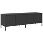 TV stand made of black cold-rolled steel 135x39x43.5 cm | Foro24|Onlineshop| Casa, Jardín y Más Foro24.es