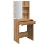 Dresser with LED lights oak artisan 60x40x140 cm by , Tables - Ref: Foro24-857000, Price: 109,83 €, Discount: %