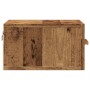 Wall-mounted bedside table in aged wood, 35x35x20 cm | Foro24|Onlineshop| Casa, Jardín y Más Foro24.es