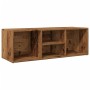 Aged engineered wood shoe bench 105x35x35 cm by , Shoe racks and shoe organizers - Ref: Foro24-856410, Price: 60,81 €, Discou...