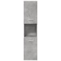 Bathroom furniture set, 5 pieces, engineered wood, concrete gray. by , Bathroom furniture - Ref: Foro24-3324885, Price: 230,2...