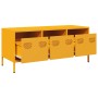 TV stand made of cold-rolled yellow steel 101.5x39x43.5 cm by , TV Furniture - Ref: Foro24-851229, Price: 186,30 €, Discount: %