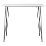 High table and 7-piece bar stools set in white and gray. | Foro24|Onlineshop| Casa, Jardín y Más Foro24.es