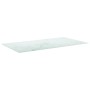 Marble design table with white tempered glass top 120x65 cm 8mm by , Table tops - Ref: Foro24-322260, Price: 76,29 €, Discoun...