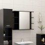 4-piece engineered wood bathroom furniture set in black by vidaXL, Bathroom furniture - Ref: Foro24-3056899, Price: 225,71 €,...