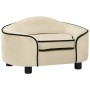 Plush cream dog sofa 67x47x36 cm by , Beds for dogs - Ref: Foro24-171090, Price: 80,45 €, Discount: %