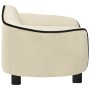 Sofá para perros felpa crema 67x47x36 cm de , Camas para perros - Ref: Foro24-171090, Precio: 80,45 €, Descuento: %