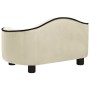 Sofá para perros felpa crema 67x47x36 cm de , Camas para perros - Ref: Foro24-171090, Precio: 80,45 €, Descuento: %