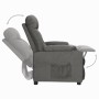 Dark gray fabric recliner by , Armchairs - Ref: Foro24-348530, Price: 166,75 €, Discount: %