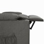 Dark gray fabric recliner by , Armchairs - Ref: Foro24-348530, Price: 166,75 €, Discount: %