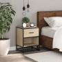 Engineered wood nightstand in Sonoma oak, 40x31x50 cm. by , Nightstands - Ref: Foro24-848686, Price: 51,55 €, Discount: %