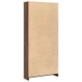 Engineered wood brown oak bookshelf 80x24x176 cm by , Bookcases and shelves - Ref: Foro24-857859, Price: 79,40 €, Discount: %