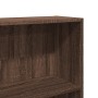 Estantería de madera de ingeniería marrón roble 80x24x176 cm de , Librerías y estanterías - Ref: Foro24-857859, Precio: 79,40...