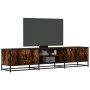 TV stand made of smoked oak engineered wood, 180x35x41 cm by , TV Furniture - Ref: Foro24-3300777, Price: 133,77 €, Discount: %