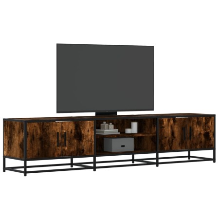 TV stand made of smoked oak engineered wood, 180x35x41 cm by , TV Furniture - Ref: Foro24-3300777, Price: 133,77 €, Discount: %