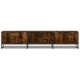 TV stand made of smoked oak engineered wood, 180x35x41 cm by , TV Furniture - Ref: Foro24-3300777, Price: 133,77 €, Discount: %