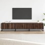 TV stand made of engineered wood in brown oak, 210x35x41 cm by , TV Furniture - Ref: Foro24-3300794, Price: 139,44 €, Discoun...