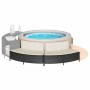 Whirlpool-Badewannenbänke mit 2 Stück schwarzen PE-Rattankissen von , Pool- und Spa-Zubehör - Ref: Foro24-365618, Preis: 172,...