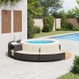 Set of 2 black PE rattan hot tub banks with cushions | Foro24|Onlineshop| Casa, Jardín y Más Foro24.es