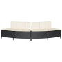 Set of 2 black PE rattan hot tub banks with cushions | Foro24|Onlineshop| Casa, Jardín y Más Foro24.es