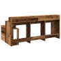 Engineered aged wood desk with LED lights 200x104x91 cm by , Desks - Ref: Foro24-3309472, Price: 198,57 €, Discount: %