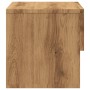 Wall-mounted bedside table 2 units oak artisan by , Nightstands - Ref: Foro24-856823, Price: 63,34 €, Discount: %