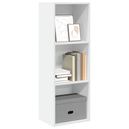 Estantería de madera de ingeniería blanca 40x30x114 cm de , Librerías y estanterías - Ref: Foro24-857867, Precio: 47,65 €, De...