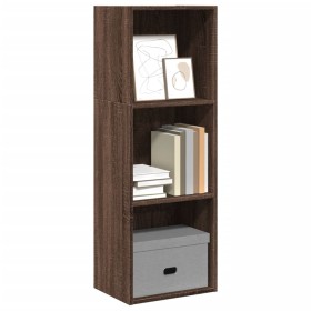 Estantería madera de ingeniería marrón roble 40x30x114 cm de , Librerías y estanterías - Ref: Foro24-857873, Precio: 47,65 €,...