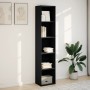 Engineered wood black shelf 40x30x189 cm by , Bookcases and shelves - Ref: Foro24-857886, Price: 71,09 €, Discount: %