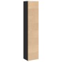 Engineered wood black shelf 40x30x189 cm by , Bookcases and shelves - Ref: Foro24-857886, Price: 71,09 €, Discount: %