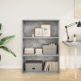 Engineered wood gray concrete shelf 80x30x114 cm by , Bookcases and shelves - Ref: Foro24-857934, Price: 62,40 €, Discount: %