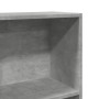 Engineered wood gray concrete shelf 80x30x114 cm by , Bookcases and shelves - Ref: Foro24-857934, Price: 62,40 €, Discount: %