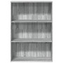 Estantería de madera de ingeniería gris Sonoma 80x30x114 cm de , Librerías y estanterías - Ref: Foro24-857936, Precio: 64,12 ...