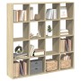 Estantería madera de ingeniería roble Sonoma 137,5x29x137,5 cm de , Librerías y estanterías - Ref: Foro24-3310291, Precio: 13...