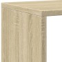 Estantería madera de ingeniería roble Sonoma 137,5x29x137,5 cm de , Librerías y estanterías - Ref: Foro24-3310291, Precio: 13...