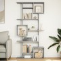 Engineered wood bookshelf in Sonoma grey, 92x29x188 cm. by , Bookcases and shelves - Ref: Foro24-3310321, Price: 127,10 €, Di...