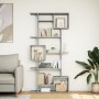 Engineered wood bookshelf in Sonoma grey, 92x29x188 cm. by , Bookcases and shelves - Ref: Foro24-3310321, Price: 127,10 €, Di...